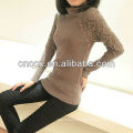 12STC0656 lacework turtleneck women's plain sweaters